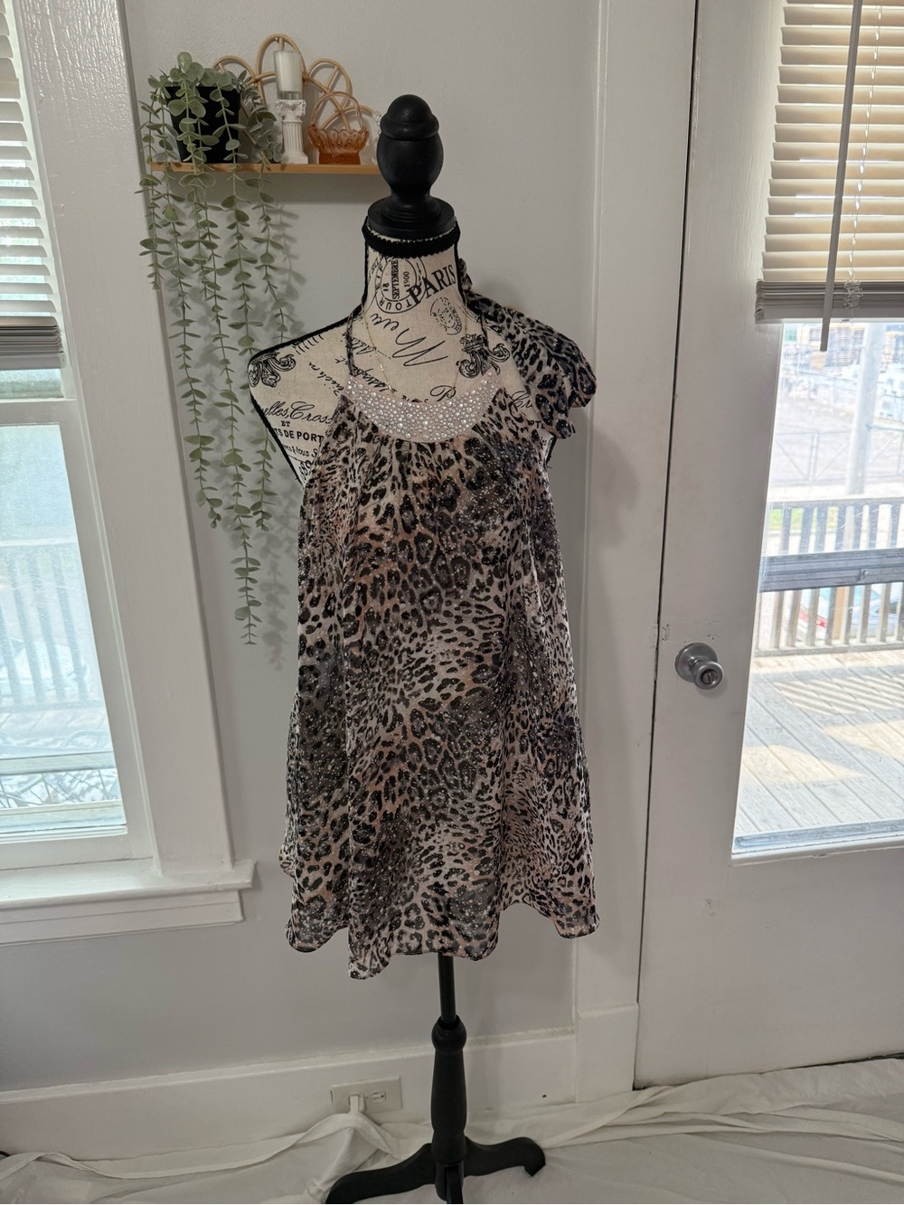 Victoria's Secret Leopard Print Mini Dress